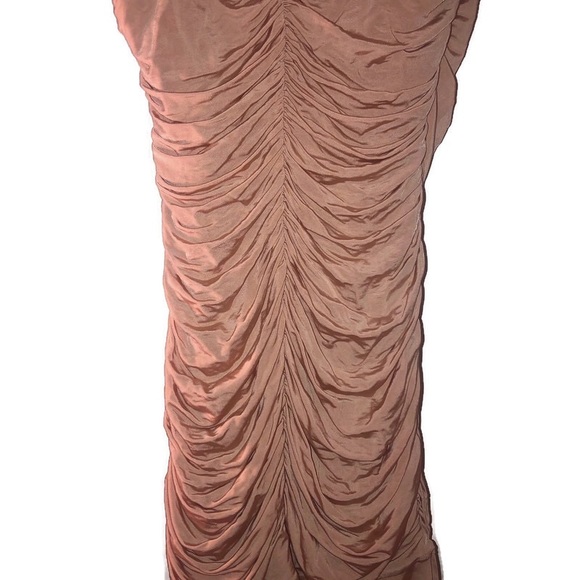NWT XXI FOREVER CINCHED NUDE-PINK DRESS - Picture 4 of 7
